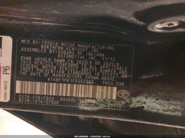 Toyota Camry Le Image 15